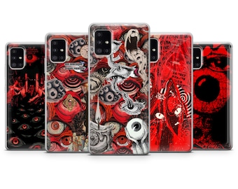 Dark Gothic Case fit Samsung S26 Ultra, S25 FE, Samsung S24, S23, Galaxy A05, Samsung A57, A56, A55, Samsung A37, A36, A17, A16, Note 20