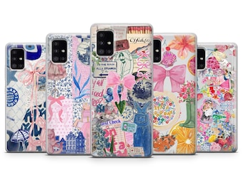 Coquette Collage Phone Case fit Samsung S26 Ultra, S25 FE, Samsung S24, S23, Galaxy A05, Samsung A57, A56, A55, Samsung A37, A36, A17, A16