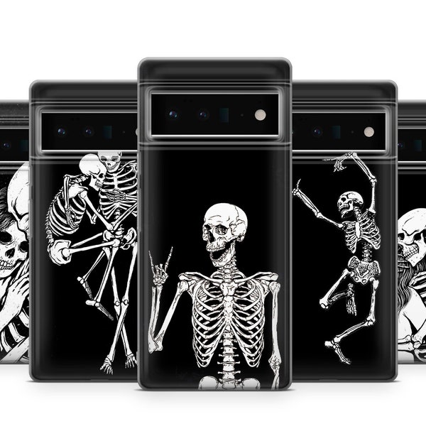Cute Skeleton Case fit Google Pixel 7, Pixel 6 Pro, Pixel 6A, Pixel 6, OnePlus 10 Pro, OnePlus 9, OnePlus 9 Pro