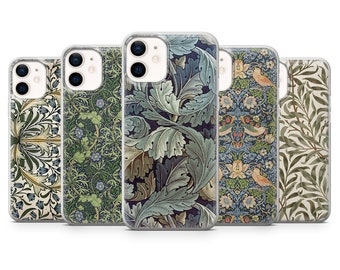 Custodia Art Nouveau per iPhone 17 Pro Max, 16e, 15, 14, 12 e Samsung S25 Ultra, S24 FE, A56, Pixel 10 XL, 9a, 8