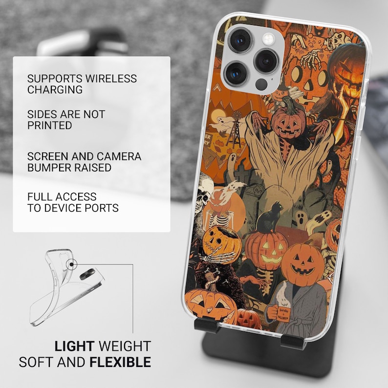 Spooky Horror Movie Phone Case - Halloween Cover for Samsung S25 Ultra, S24 FE, Samsung S23, S22, Samsung A56, A55, Samsung A36, A35 image 7