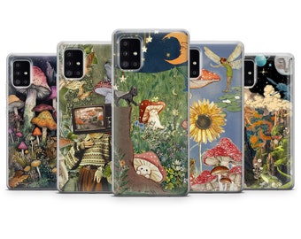 Cottagecore Case fit Samsung S24, S23 Ultra, Samsung S22, S21 FE, Galaxy S20, Samsung A54, A53, A52, Samsung A34, A33, A15, A14, Note 20