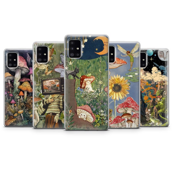 Cottagecore Case fit Samsung S24, S23 Ultra, Samsung S22, S21 FE, Galaxy S20, Samsung A54, A53, A52, Samsung A34, A33, A15, A14, Note 20