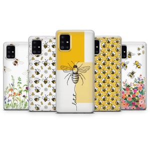Bumblebee Bee Yellow Phone Case fit Samsung S25 Ultra, S24 FE, Samsung S23, S22, A505, Samsung A56, A55, A54, Samsung A36, A35, A16, A15