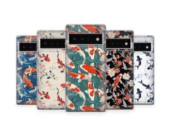 Custodia per telefono con pesci koi compatibile con Google Pixel 10, Pixel 9 Pro XL, Pixel 8, Pixel 7, Pixel 6A, Pixel 5, OnePlus 11, OnePlus 10 Pro, OnePlus 9