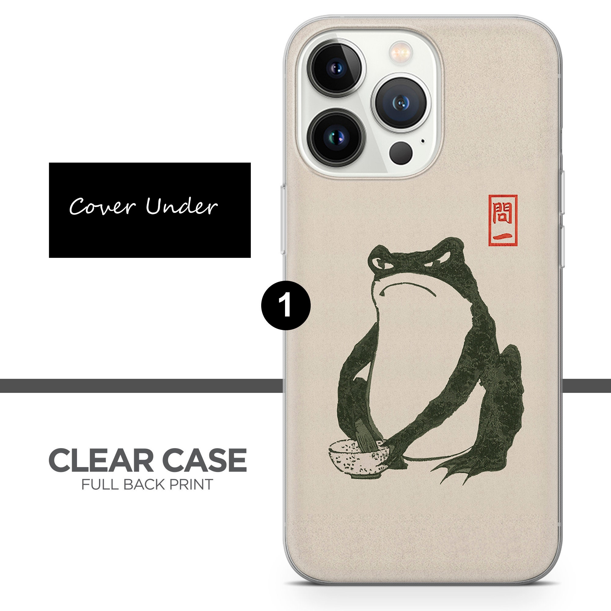 Grumpy Frog Phone Case Matsumoto Hoji Cover Fit for iPhone