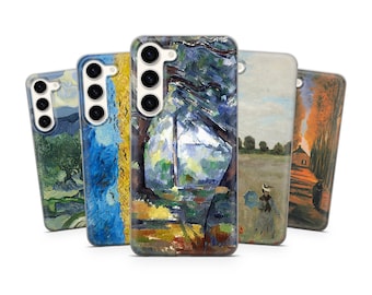 Cover per telefono con dipinto di opere d'arte famose per Samsung S26 Ultra, S25 FE, S24, S23, Galaxy A05, Samsung A57, A56, A55, Samsung A37, A36, A17, A16