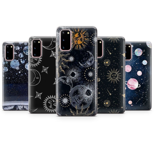 Planet Phone Case Stars Cover fit Samsung S24, S23 Ultra, Samsung S22, S21 FE, Galaxy S20, Samsung A54, A53, A52, Samsung A34, A33, A15, A14