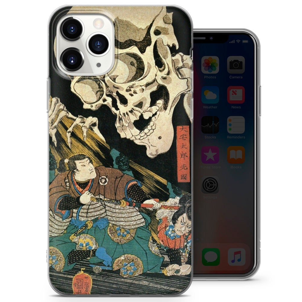Japanese Art Phone Case for iPhone 16 Pro Max, 15, 14 Plus