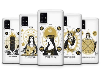 Tarot Card Case fit Samsung S26 Ultra, S25 FE, Samsung S24, S23, Galaxy A05s, Samsung A57, A56, A55, Samsung A37, A36, A17, A16, Note 20