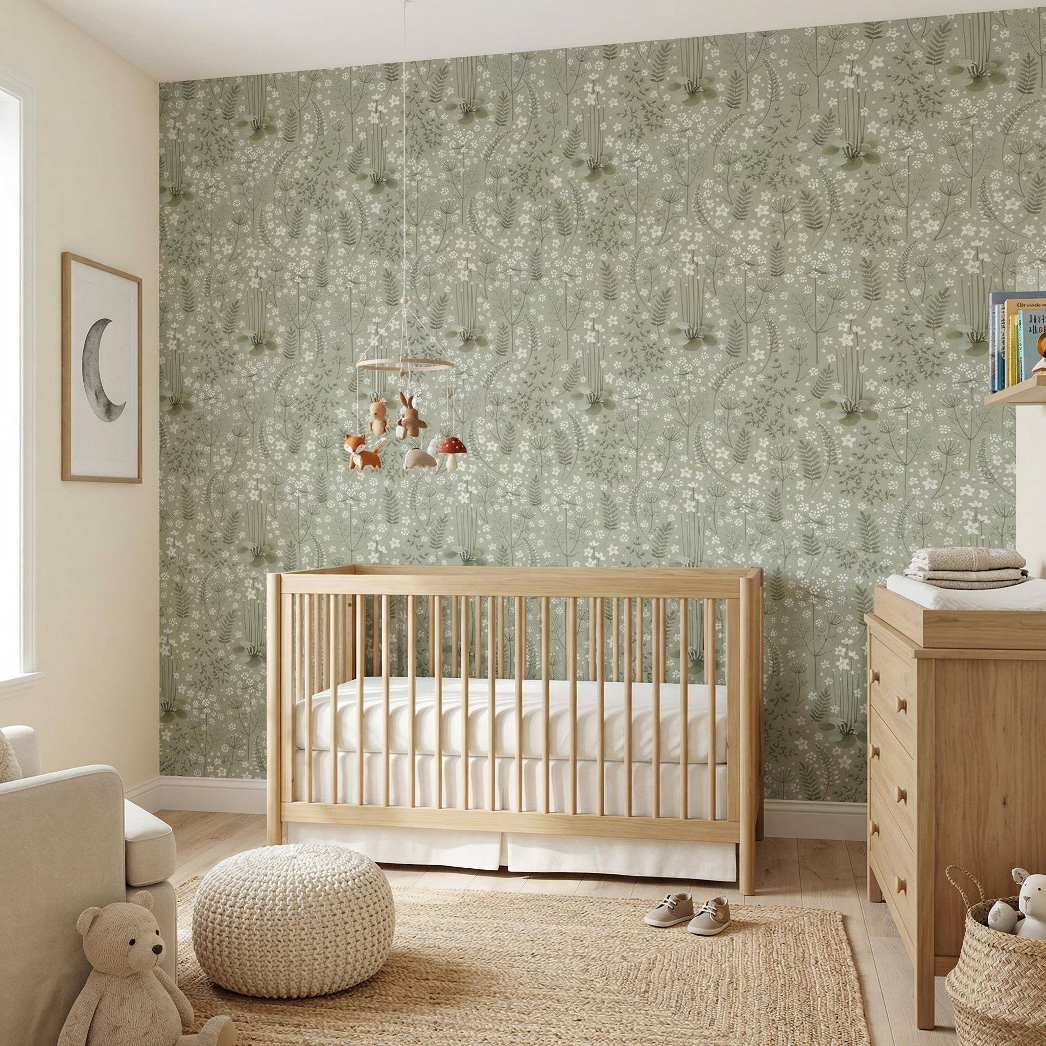 Vintage Floral Wallpaper - Cottagecore Peel and Stick Wallpaper ...