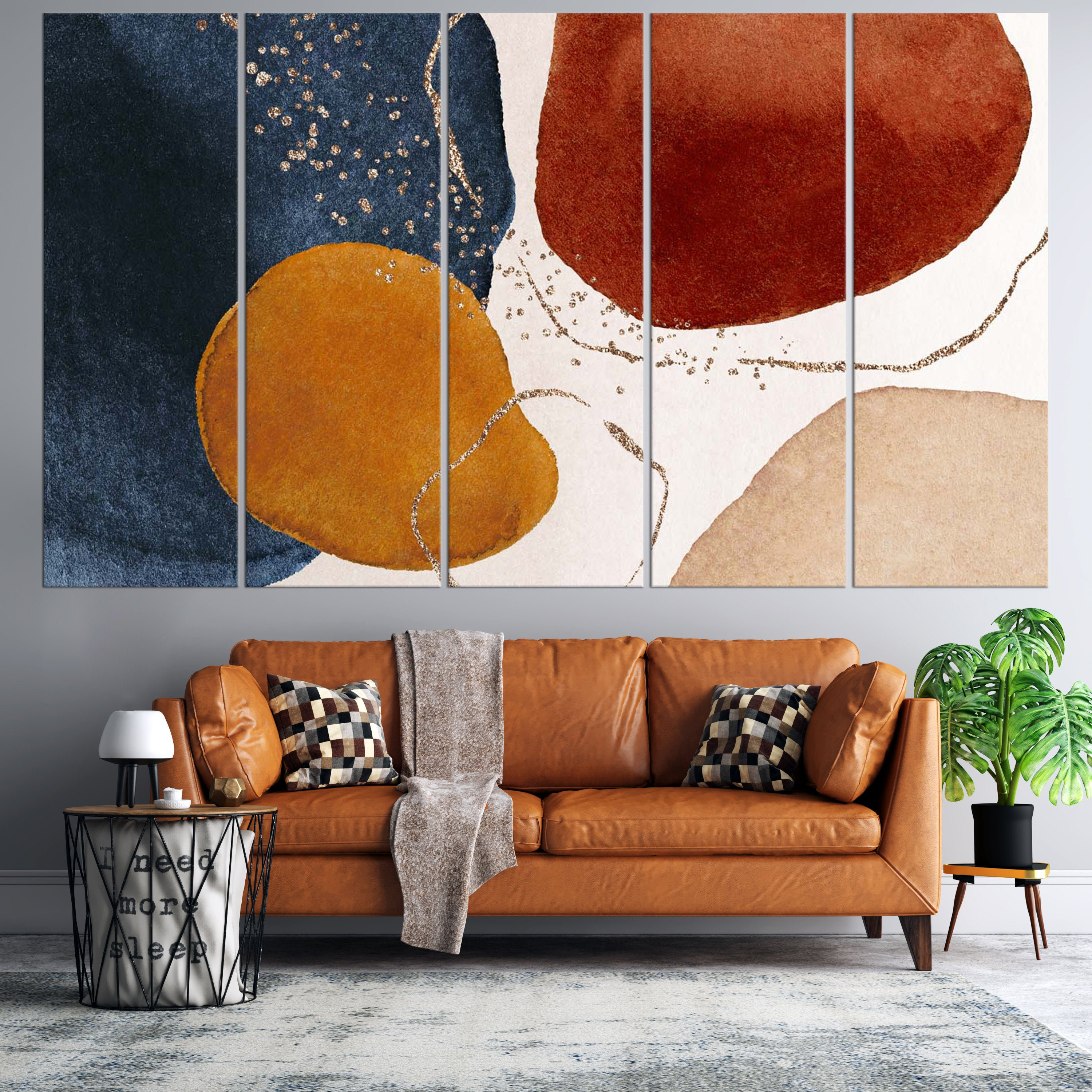 Watercolor Painting Wall Art Canvas Large Gallery Abstract Etsy