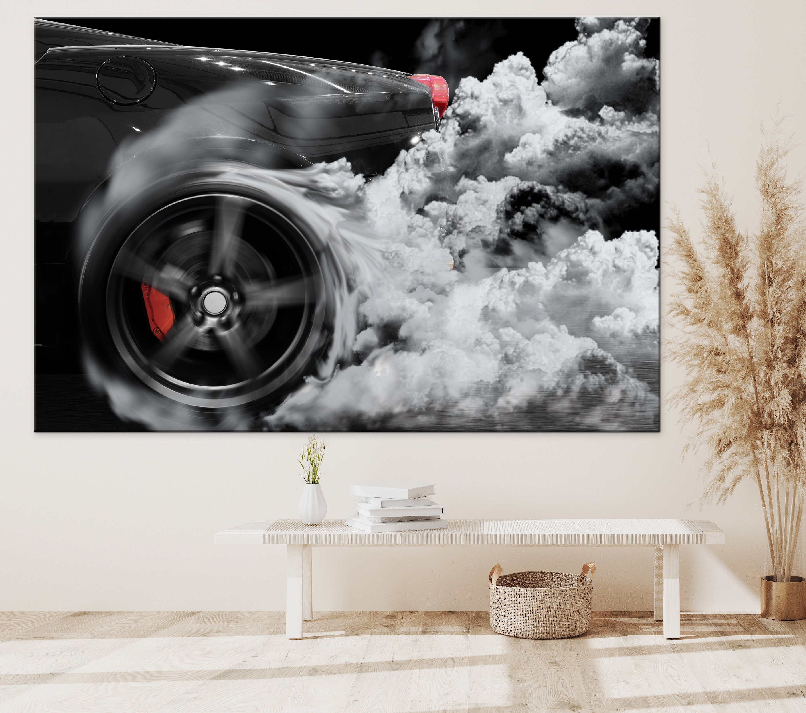 Drift car wall art Sport car canvas print Drift car canvas | Etsy