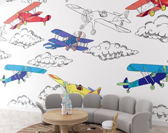 Airplane Boys Room - Etsy