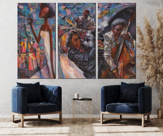 Abstract Jazz Art African American Art Jazz Artwork | Etsy