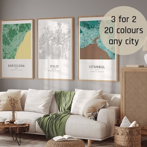 Custom Map Prints | Any Location | 3 for 2 Offer | City Print | Any City | Map Print | Personalised print | Map Print Poster | Custom Map