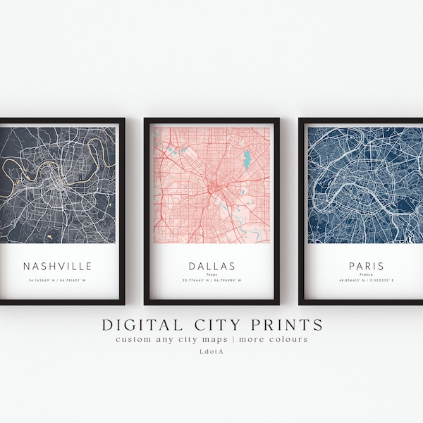 Personalized Map Art - Etsy