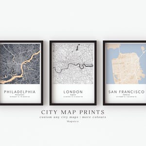 City Map Prints, Custom Any Location, City Wall Art, 3 for 2 Offer, City Print, Map Print , Personalised Map, Custom Map, Hometown Poster