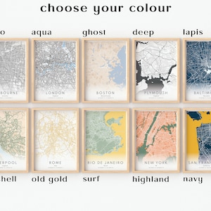 Set of 3 Custom Maps City Map - Il 300x300.5164880090 J8b1 