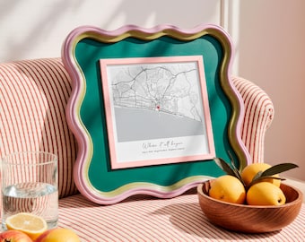 Where It All Began • Where We Met Gift • Personalised First Date Map Print  • Anniversary Keepsake Romantic Gift