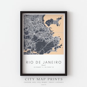 Personalized Map Wall Art, City Map Prints Any Location, Custom Map Wall Art, Unique City Poster Gift, Any Hometown Location, Travel Map Art