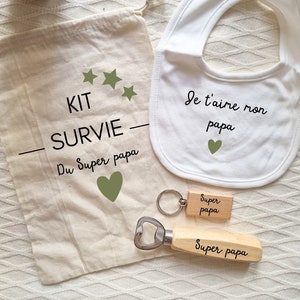 Survival kit for future dad / Personalized gift / Pregnancy / maternity