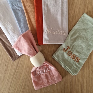Servilleta personalizada/bordada