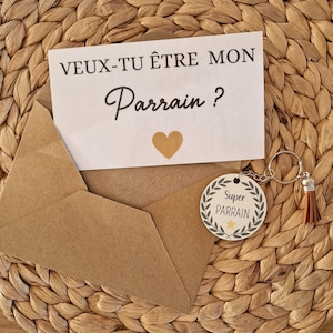 Carte et porte clé personnalisé pour demande