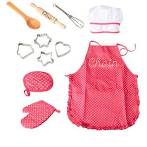 Tablier de cuisine et ses accessoires personnalisés image 1