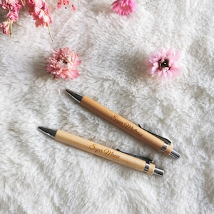 Personalized wooden pen