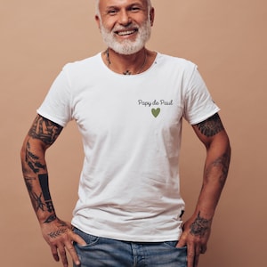 Tee-shirt Homme Personnalisé - Papy [Prénom] - T-shirt fête des grand-pères, anniversaire