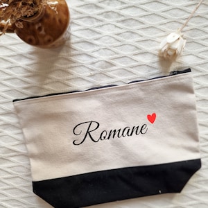 Personalized toiletry bag