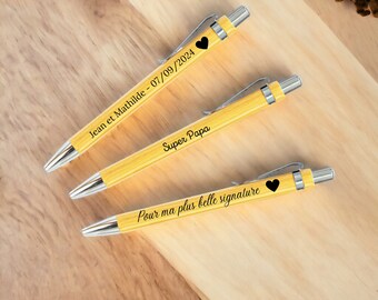 Stylo en bois personnalisé