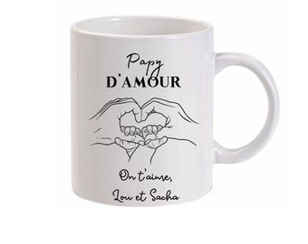 Mug - Texte à personnaliser - Cadeaux personnalisés | Fête des grands pères - Tasse personnalisée - Papy