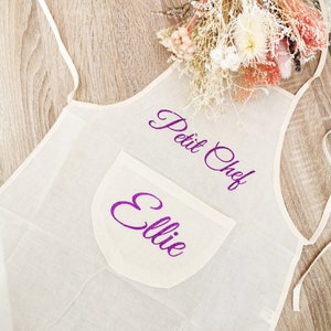 Tablier de cuisine pour enfant à personnaliser
