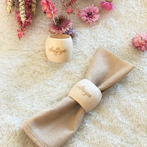 Portatovaglioli personalizzato / Legno / Regalo personalizzato