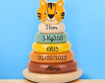 Tour à empiler Tigre personnalisée