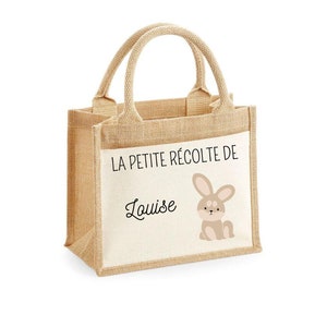 Sac cabas personnalisé pour enfant spécial Pâques/récolte des oeufs Modèle 7