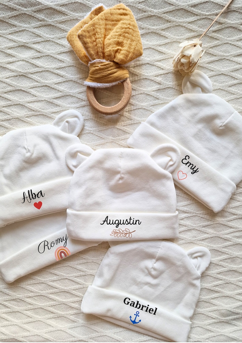 Personalized birth cap image 1