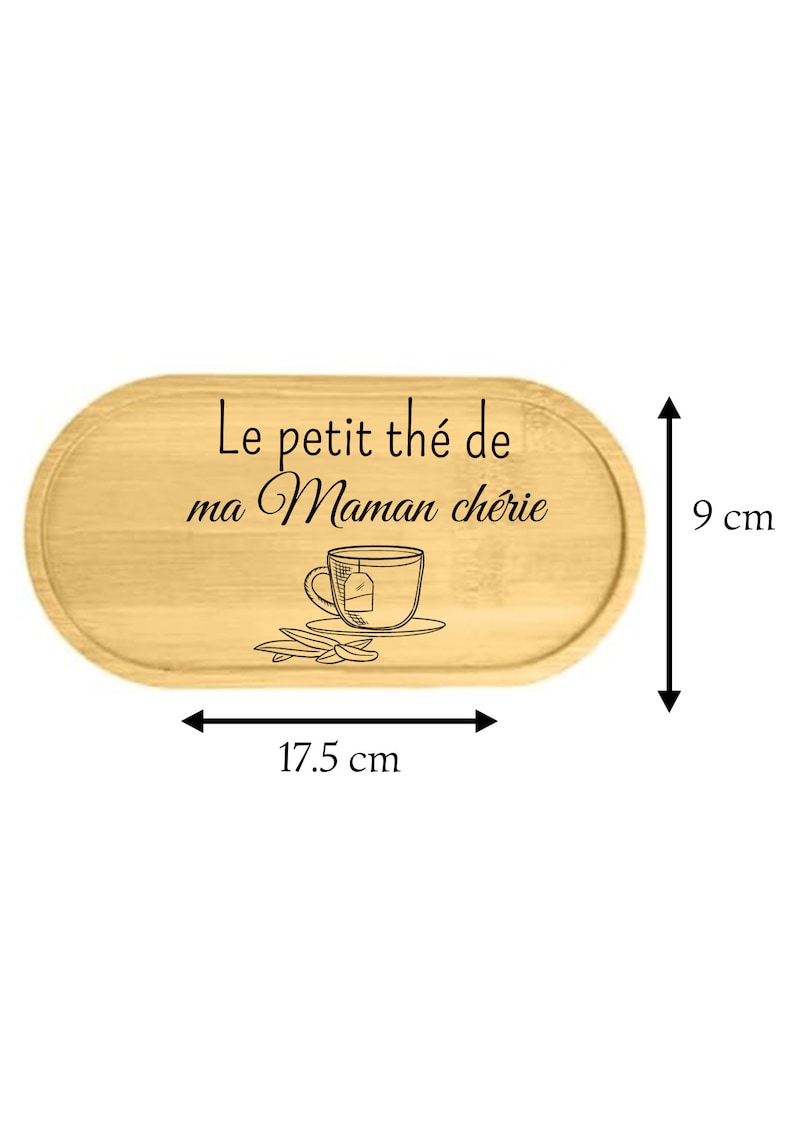Plateau à café personnalisé / Fête des grands mères / Mères ou mamie image 3