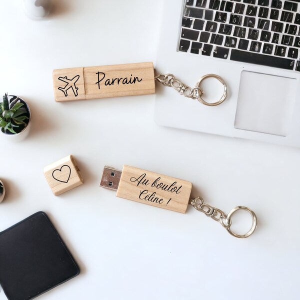 Clé USB personnalisé 16Ga en bois personnalisée