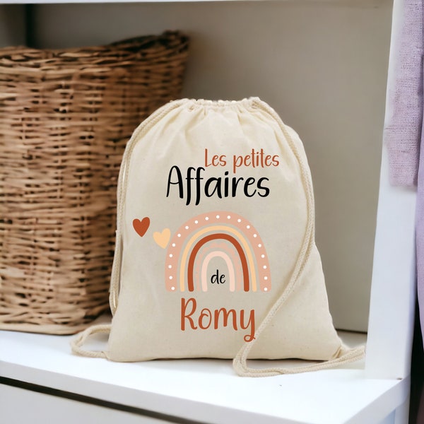 Sac à dos personnalisé pour enfant, idéal pour les petites affaires et le doudou