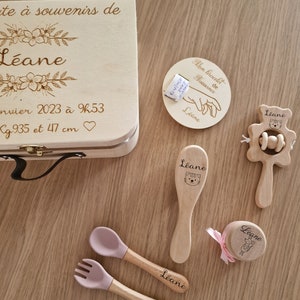 Boite à souvenirs de naissance et cadeaux personnalisés