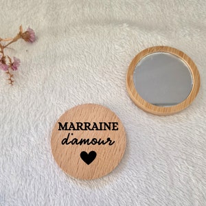 Personalized pocket mirror / Personalized gift