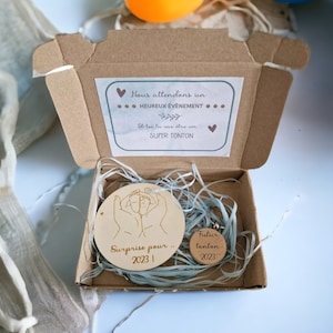 Coffret cadeau annonce de grossesse / Surprise / Heureux évènement