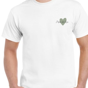 Tee-shirt Homme Personnalisé - Papa [Prénom] - T-shirt fête des père, anniversaire