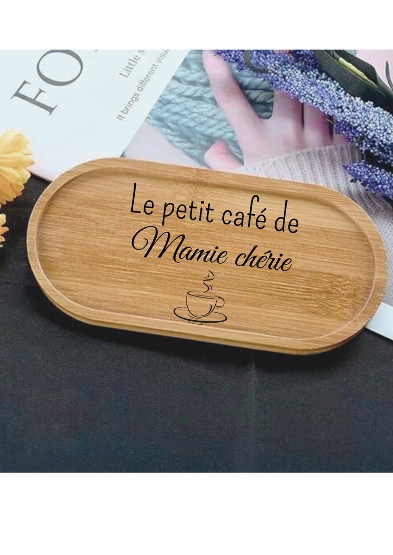 Personalized coffee tray / Grandmother's Day / Mothers or grandma image 1