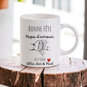 Mug - Texte à personnaliser - Cadeaux personnalisés | Fête des pères - Tasse personnalisée - Papa