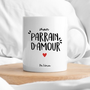 Taza - Texto a personalizar - Regalos personalizados | Padrino - Taza personalizada - Padrino del amor - Bautismo