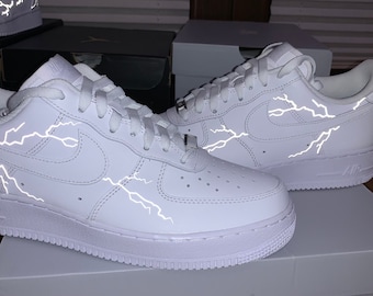 Air force 1 coutume réfléchissante